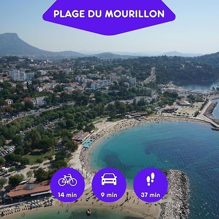 Bao Location - Ideal Pro & Groupe - Calme - Lumineux - Wifi - Terrasse - Jardin - Plage A 2Km - Proche Centre Ville, Gare, Commerces - Parking Prive Tolone Esterno foto