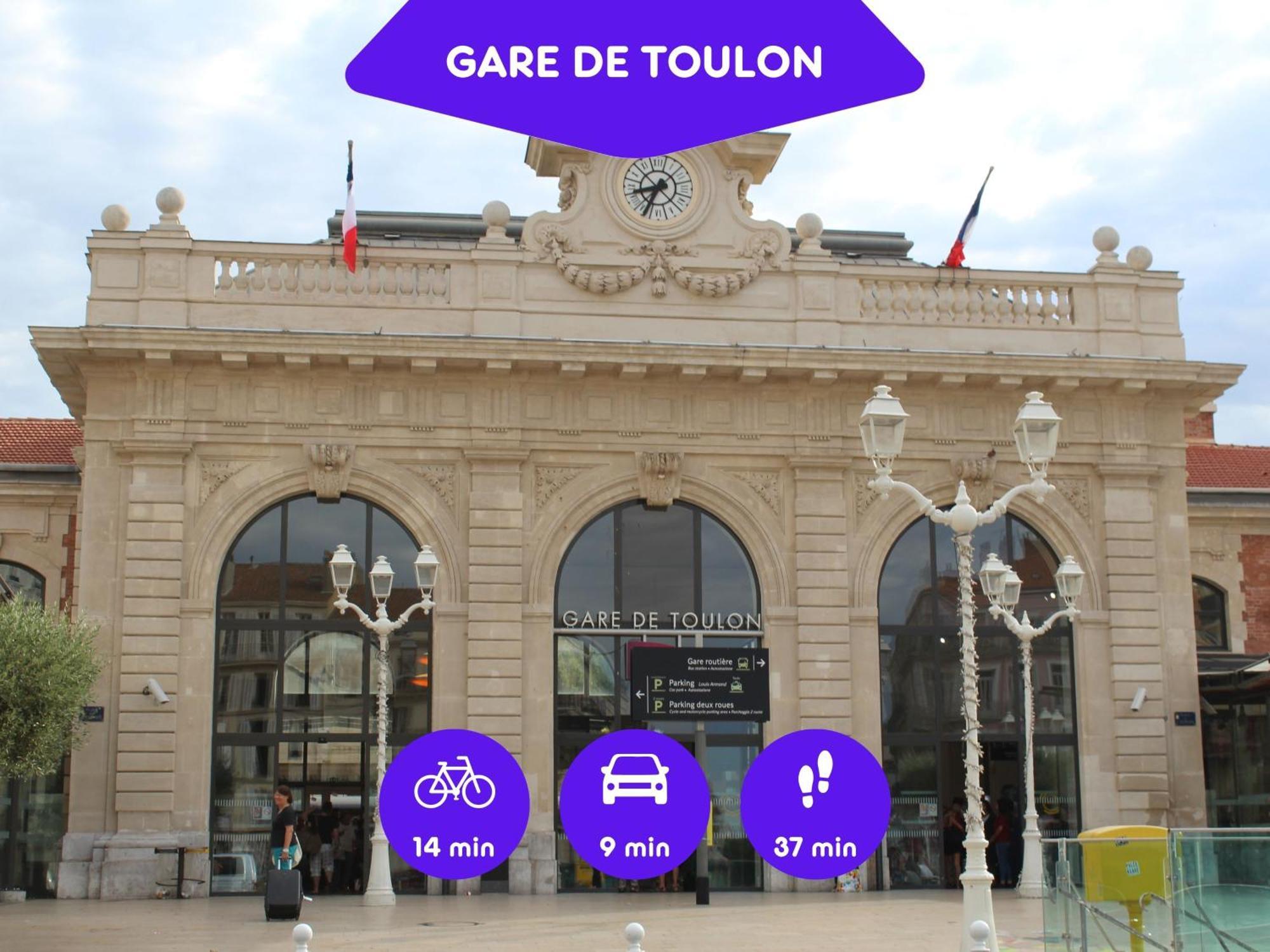 Bao Location - Ideal Pro & Groupe - Calme - Lumineux - Wifi - Terrasse - Jardin - Plage A 2Km - Proche Centre Ville, Gare, Commerces - Parking Prive Tolone Esterno foto